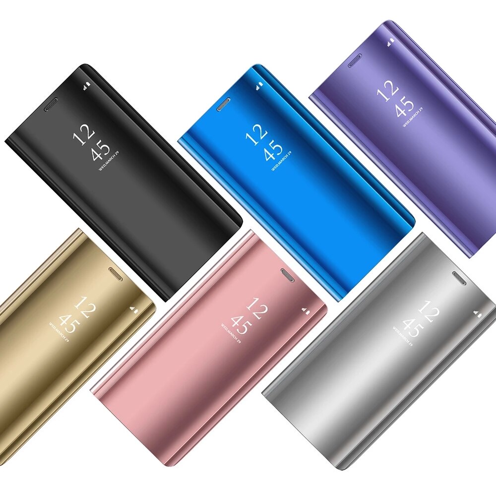Samsung A52 przypadki inteligentne lustro odwróć magnetyczny stojak książka telefon pokrywa dla Samsung Galaxy Sam Sung A 52 52a 6.5 &#39;&#39;zderzak Coques