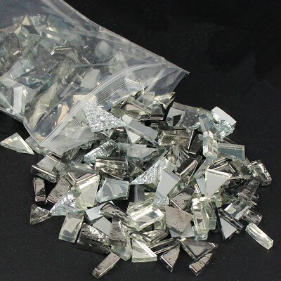 230g Gemischte Farbe Kristall Glas Spiegel Mosaik Fliesen Unregelmäßigen Form Mosaik Stein DIY Kunst Handwerk Materialien für Kinder/kinder Puzzle: C