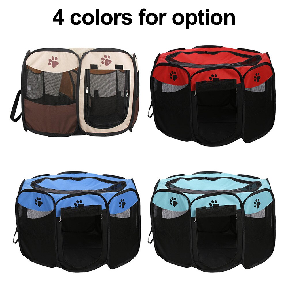 Pet Tent Portable Playpen Dog Portable Foldable Pet Playpen Pet Dog Playpen Tent Foldable Cat Cage Waterproof Dog Nest Kennel