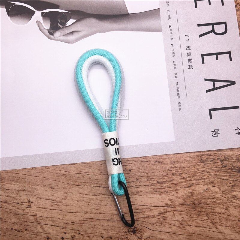 Llavero fluorescente con cordón para llaves, correa de cuello corto para llaves de coche, bolso para niños, colgante, para amigos: 7