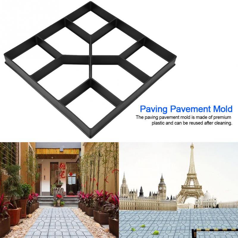 GARDEN PAVING MOLD Hexagon Concrete Paving Brick DIY Walkways Path