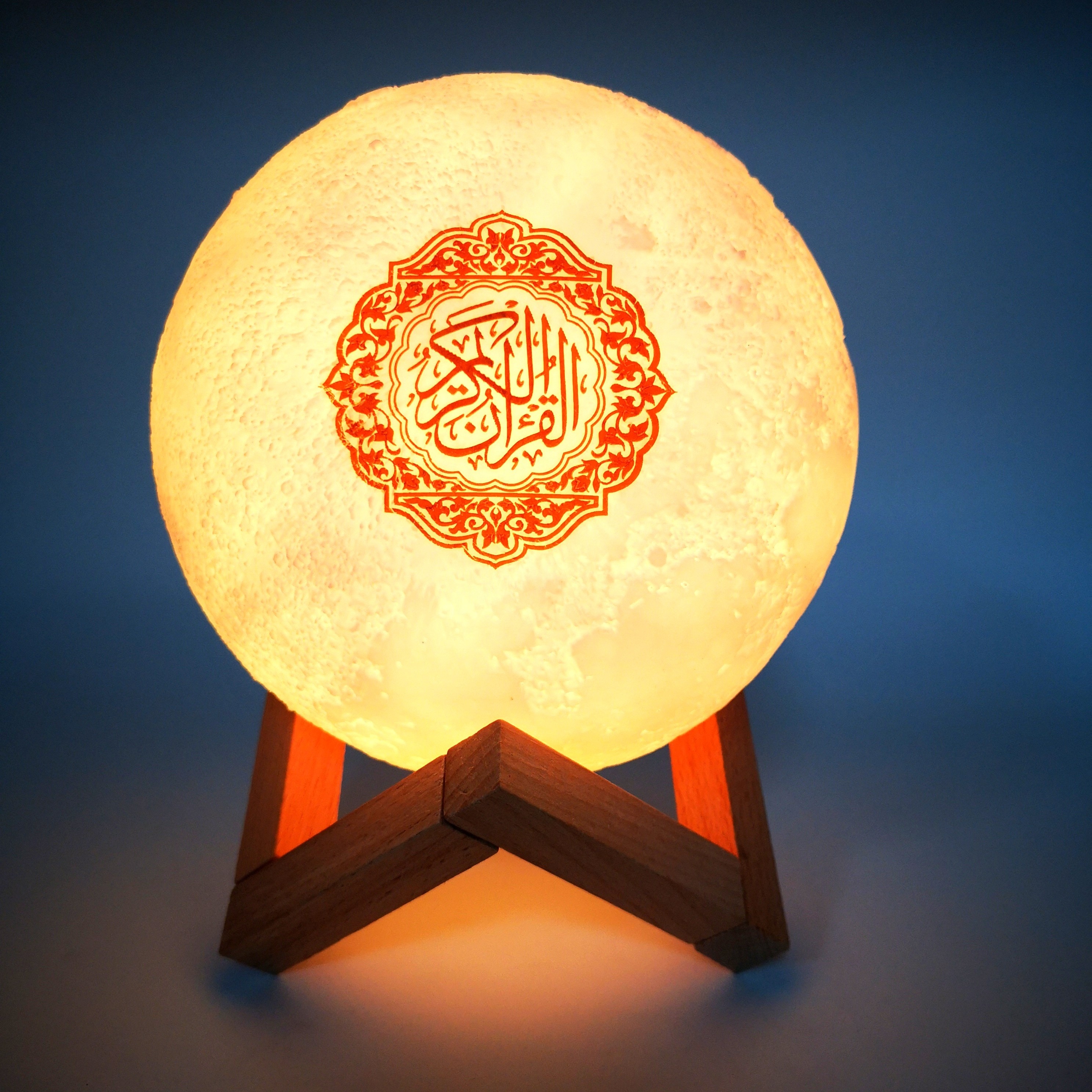 Touch Maan Lamp Koran Speaker Islam Bluetooth Speaker Draadloze Moslim 3D Maan Nachtlampje Afstandsbediening Koran Lamp Speaker