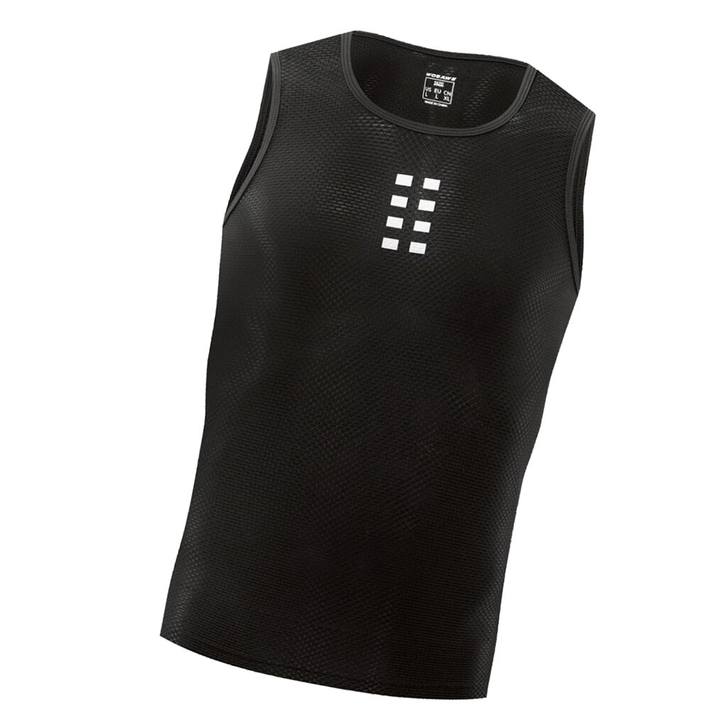 Heren Fietsen Vest Zomer Sport Top Base-Layer Ondershirt Shirt Voor Gym