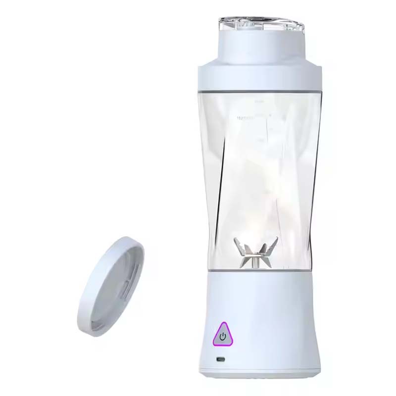 IPX7 Wasserdichter Entsafter Smoothie-Mixer-Becher Tragbare wiederaufladbare USB-Mixer Drahtloser persönlicher Hand-Entsafter für den Heimgebrauch: WHITE