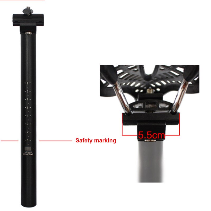 Aluminium Legierung Mountainbike Sattelstütze Straße Fahrrad Sattelstütze 25,4/28,6/31,8 FG66
