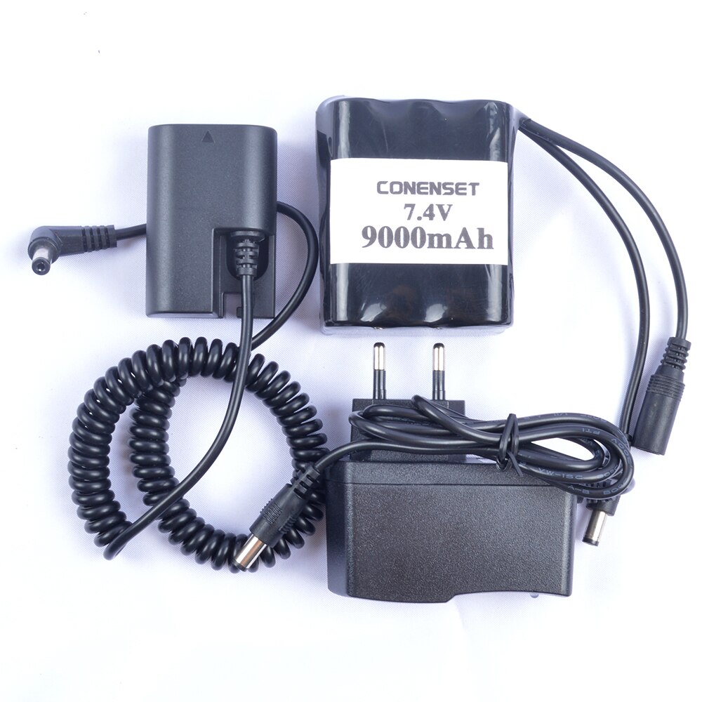 Adaptateur d'alimentation ca AC-E6N ACK-E6 pour appareil photo Canon EOS 6D 7D 5D Mark II III IV 60D 60Da 70D 5DSR, batterie factice LP-E6N: EU Plug pack