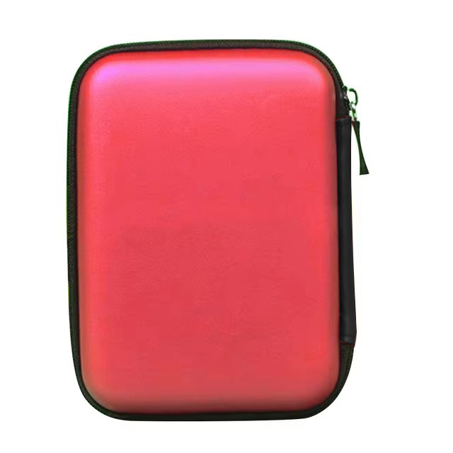 UTHAI T27 2.5" HDD Bag External USB Hard Drive Disk Storage Bag Carry Usb Cable Case Cover For PC Laptop Hard Disk Box: T27-red