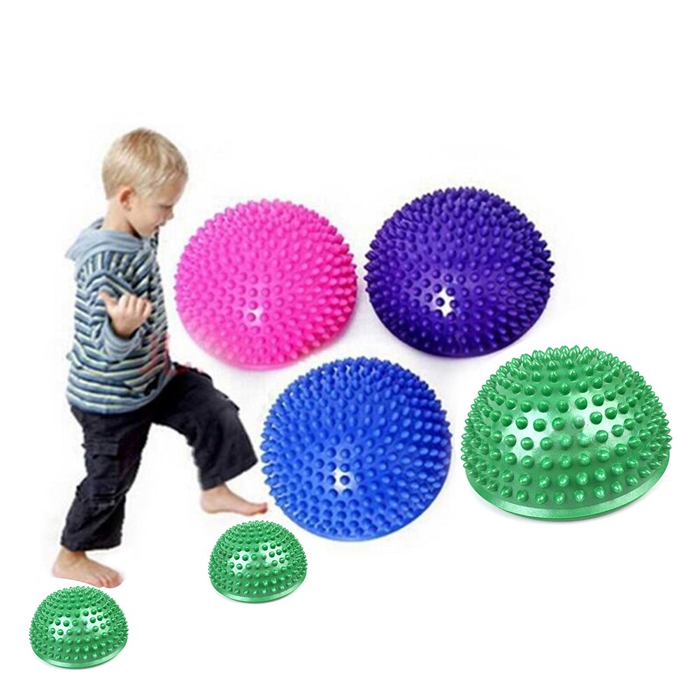 Portable Stability Balance Pods Foot Press Massager Yoga Kids Induction Trainer PVC Half Ball Shape tools for autistic children