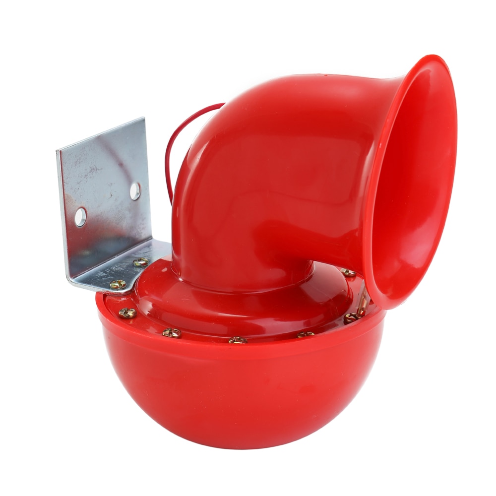 Son universel fort de klaxon d'air de klaxon de taureau électrique rouge de 200DB 12V / 24V pour des accessoires automatiques de bateau de camion de moto de voiture