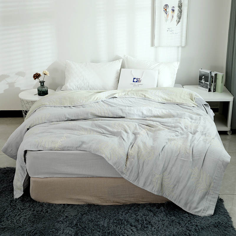 Atmungsaktive Bettwäsche Decken für Erwachsene freundlicher Bett Abdeckungen Sommer Luft Tröster Bettdecke Blick Klimaanlage Sommer Decke: 150x200cm / E