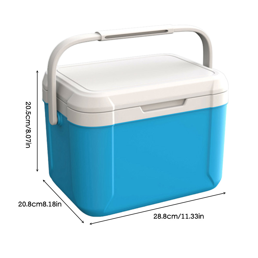 Food Preservation Box 3/5/6/9/13L Freshkeeping Incubator Large Capacity Food Storage Box Cooler Ice Bucket Camping BBQ Accessory: Gold