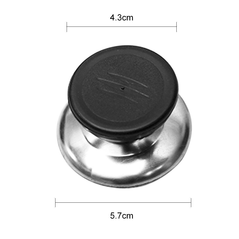 Universal Pan Kettle Lid Knob Handle Black Lid Knobs Handle Replacement Pot Part Cookware Kitchen Accessories Tools Cocina: Default Title