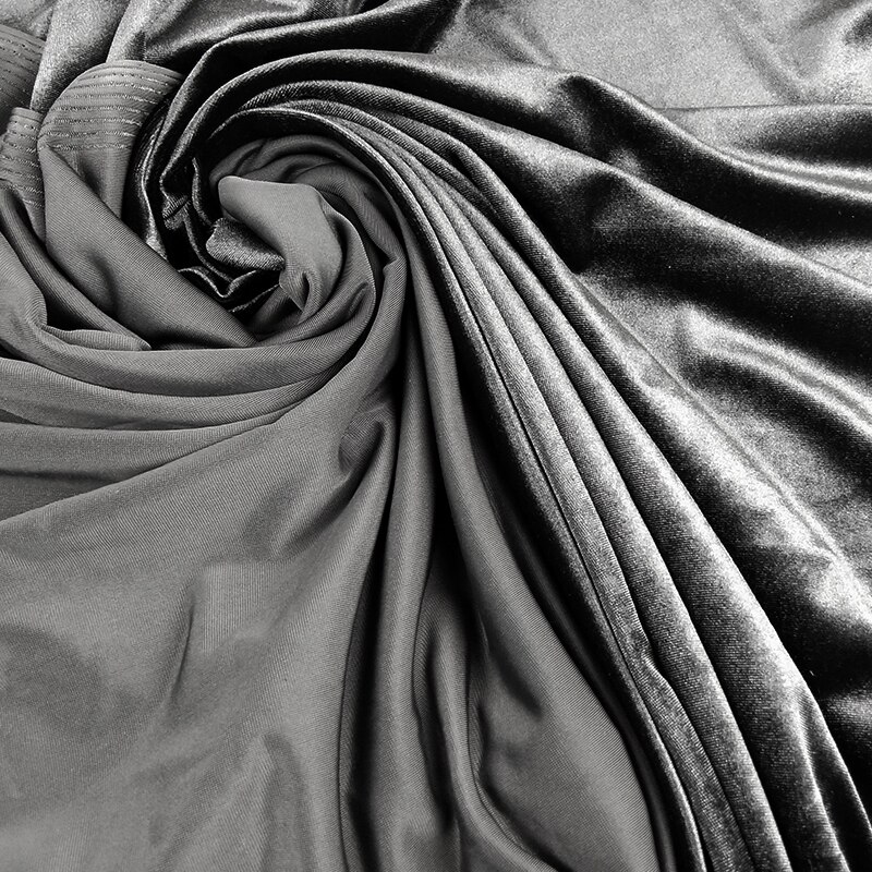 Lavender Velvet Stretch Spandex Fabric – 60" Wide – Sold By The Yard – Four-Way Stretch