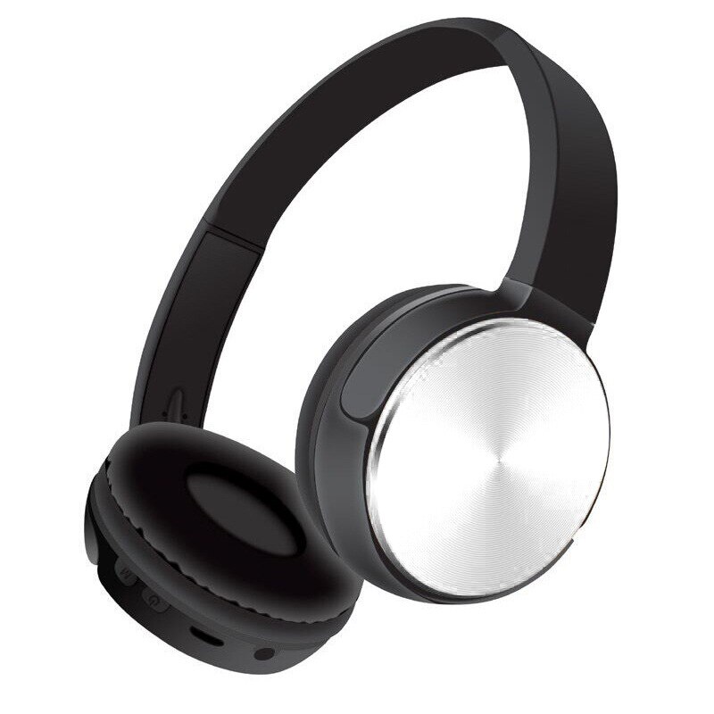 Fanshu Bluetooth Kopfhörer Sport Stereo Hände Frei Kopfhörer Über Ohr Drahtlose Musik Headset Unterstützung TF Karte FM Radio Mit Mic: WHITE