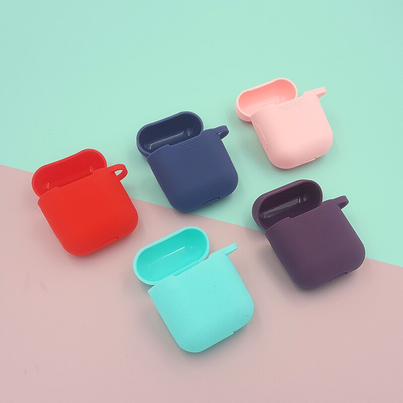 Zachte Siliconen Case 6 Delige Set Voor Apple Airpods Oortelefoon Cases Voor Apple Airpods Shockproof Cover Voor Air Pods Protector case