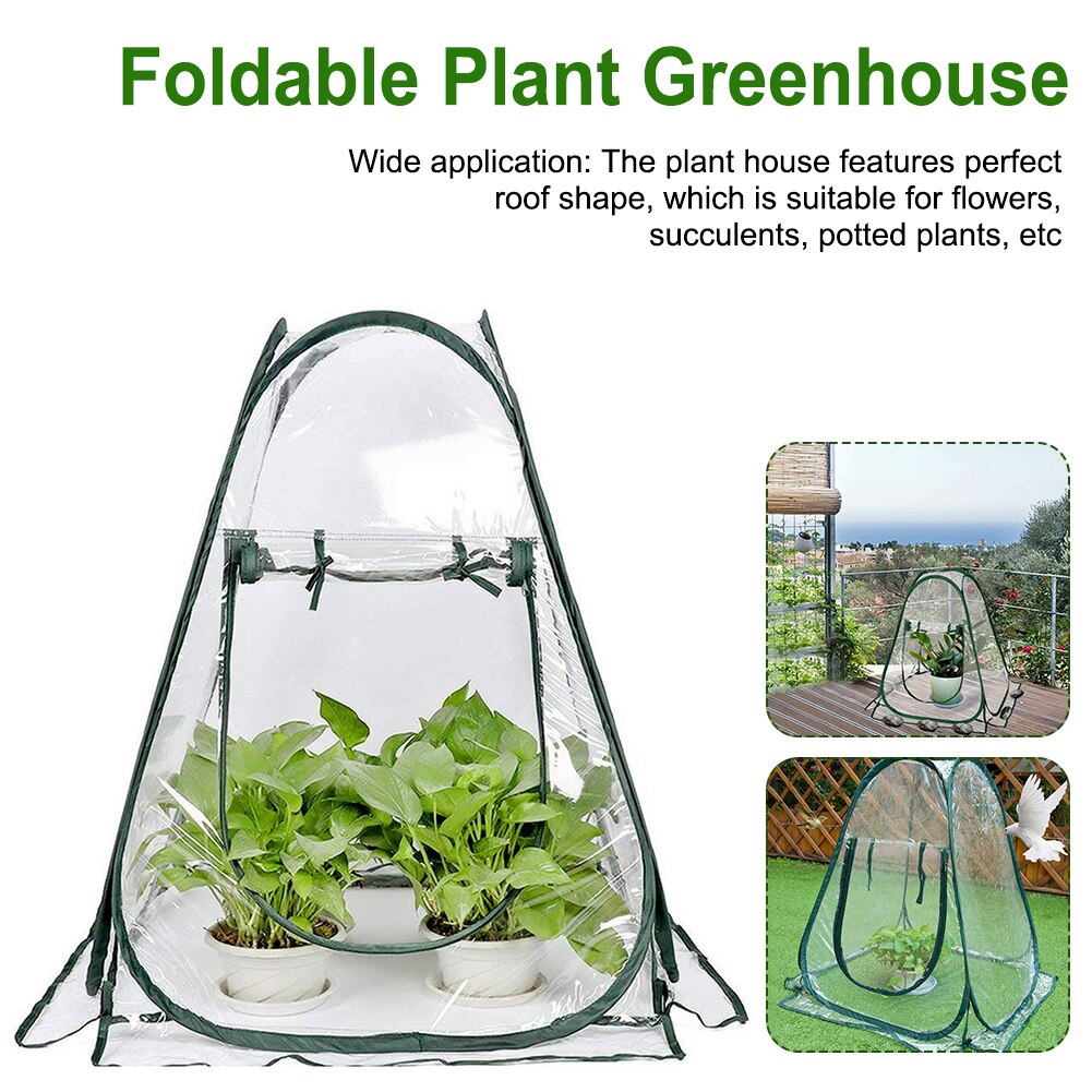Mini housse de Protection contre le gel pour plantes, pliable, réutilisable, coupe-vent, abri de fleurs pour plantes et légumes en hiver