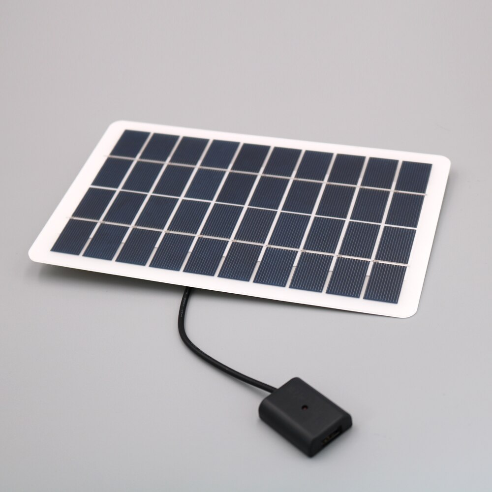 Panneau solaire Portable 5W 7.5W 5V, système d&#39;alimentation, pour téléphone iphone 11 12 Xiaomi Samsung Huawei X XS