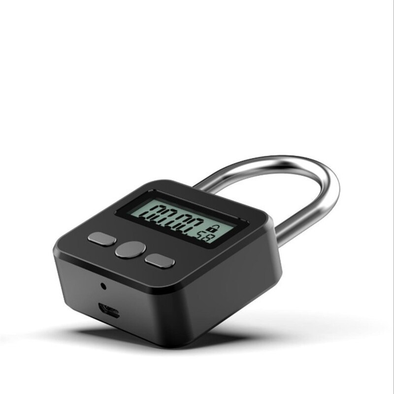 Cadenas électronique Intelligent en métal avec minuterie, Recharge USB, Anti-dépendance, mauvaises habitudes, sac de voyage, serrure intelligente