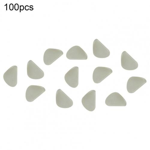 Galets lumineux en résine fluorescents, 100 pièces, pierres chaudes et lumineuses, décoration pour allées de jardin, chemin pour Aquarium: WHITE