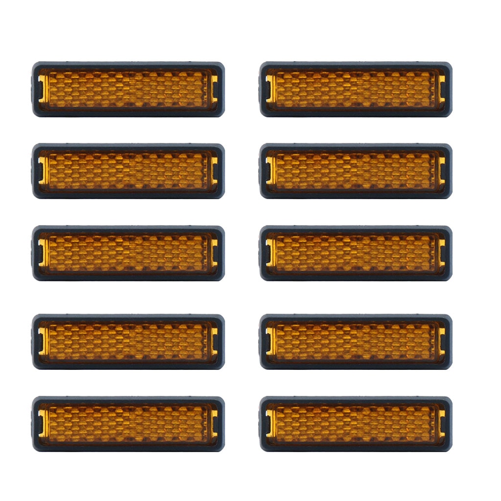 Reflector de Pedal para bicicleta, accesorios reflectantes de seguridad para ciclismo nocturno, 10 Uds.
