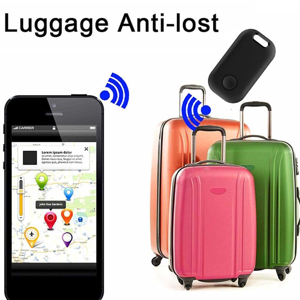 S6 Smart Key Finder Smart Tracker Bluetooth Tracker Portable Luggage Wallet Key Tracking Device Compatible for iOS9.0/Android9.0
