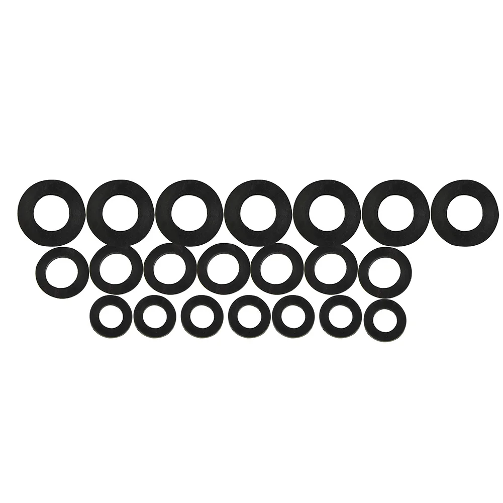 21pcs Rubber Washers Tap Repair Bath Sink Basin Shower Seal Drip 3/8" 1/2" 3/4" Stop Water Flow Bathroom Products