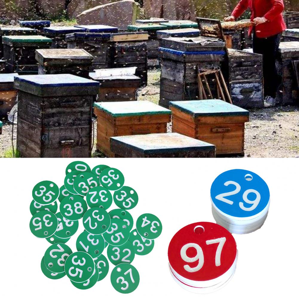 Tafel Nummer Eenvoudige Draagbare Met Opknoping Gat Geïdentificeerd Pubs Tafel Teken Mark Voor Pubs Bijenkorf Tag Restaurant Nummer