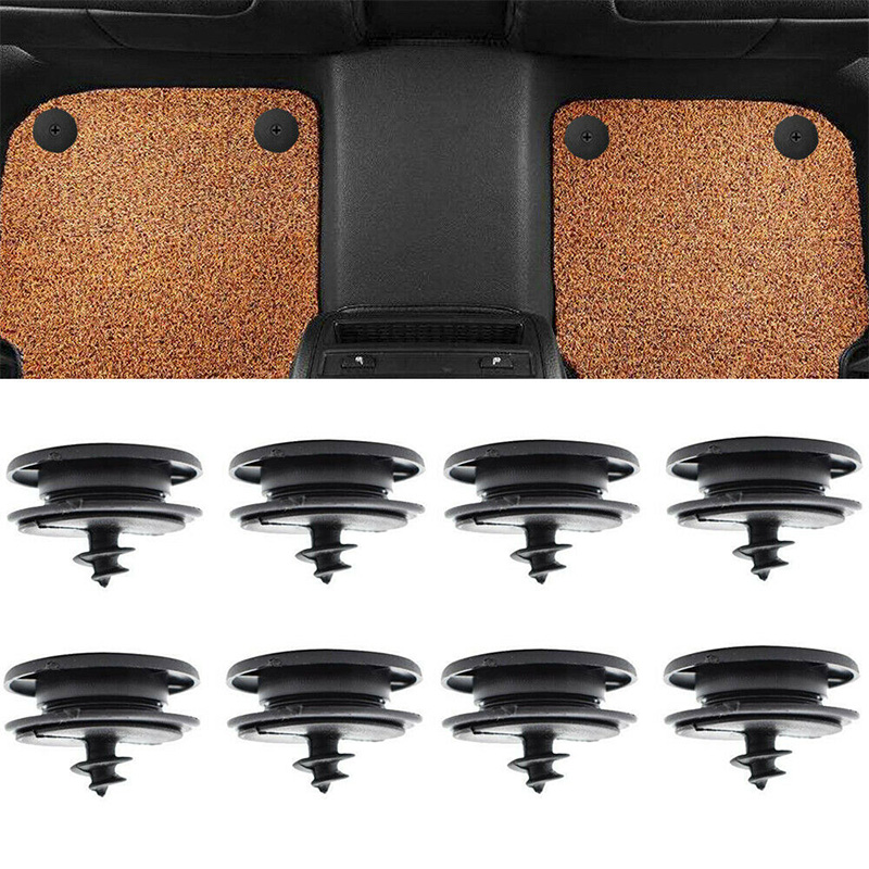 8 Stuks Universele Auto Vloermat Clips Retentie Houders Grips Tapijt Bevestigingsklemmen Gespen Anti Slip Fastener Retainer Slip