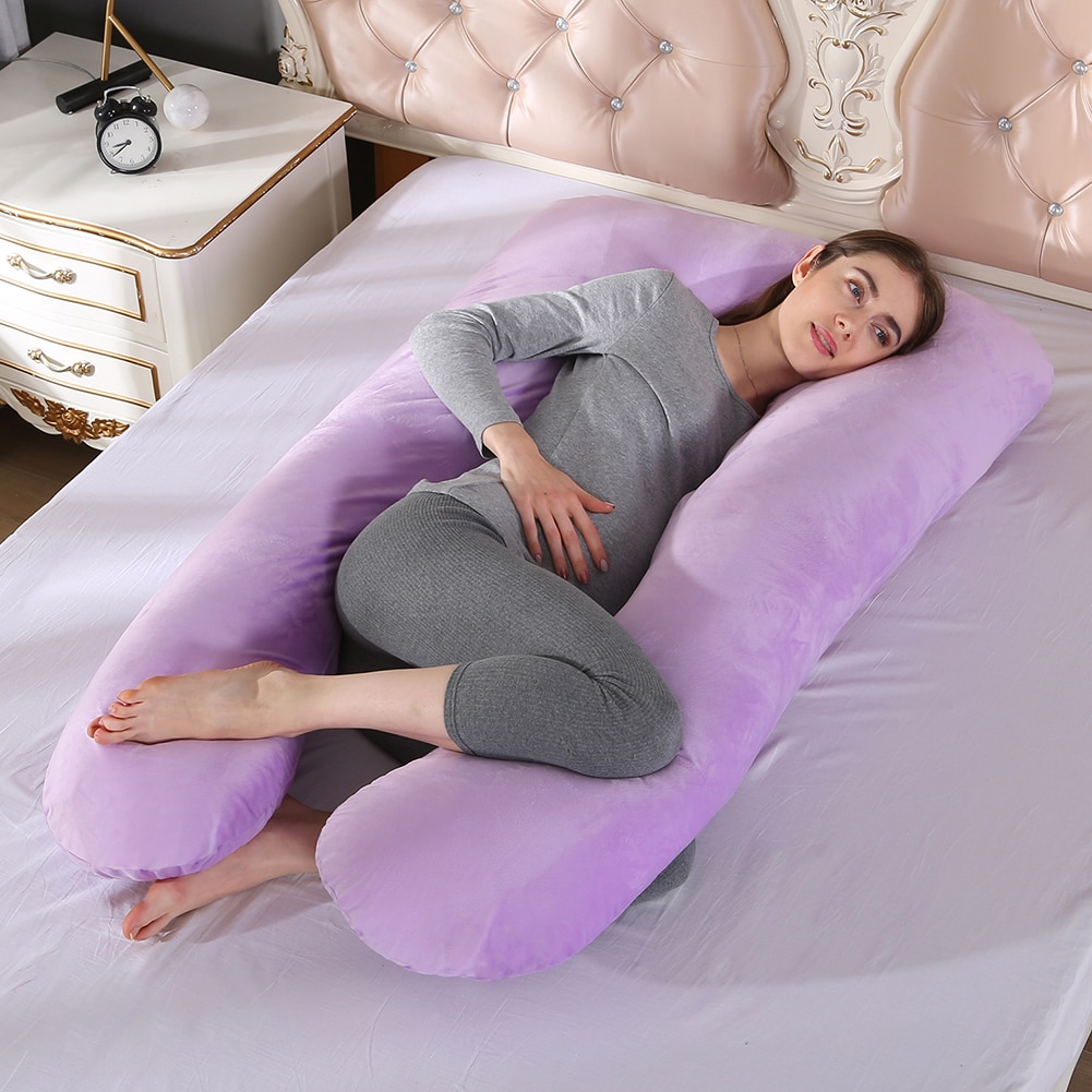 U-shape Maternity Pillows for Pregnant Women Sleeping Cushion Multifunction Nap Pad