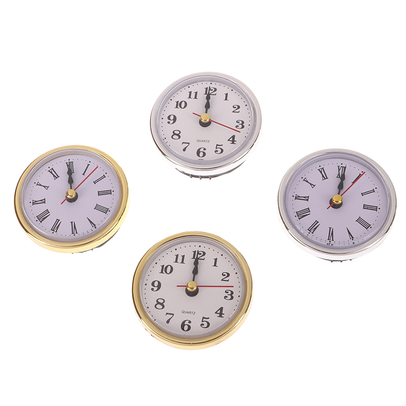 Klassieke Klok Ambachtelijke Quartz Uurwerk 2-1/2 "(65Mm) Ronde Klokken Kop Invoegen Romeinse Nummer Klok Arabisch Nummer Klokgereedschap