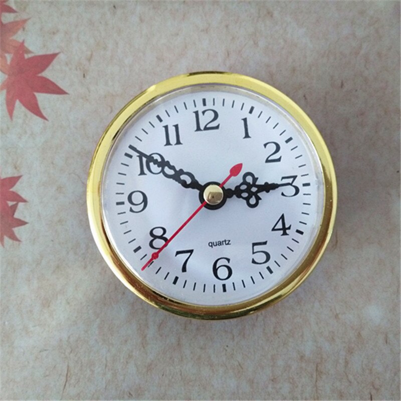 2PCS Gold Insert Quartz Clock FIT-UP Diameter 80mm Insert Clock for DIY Clock Accessories