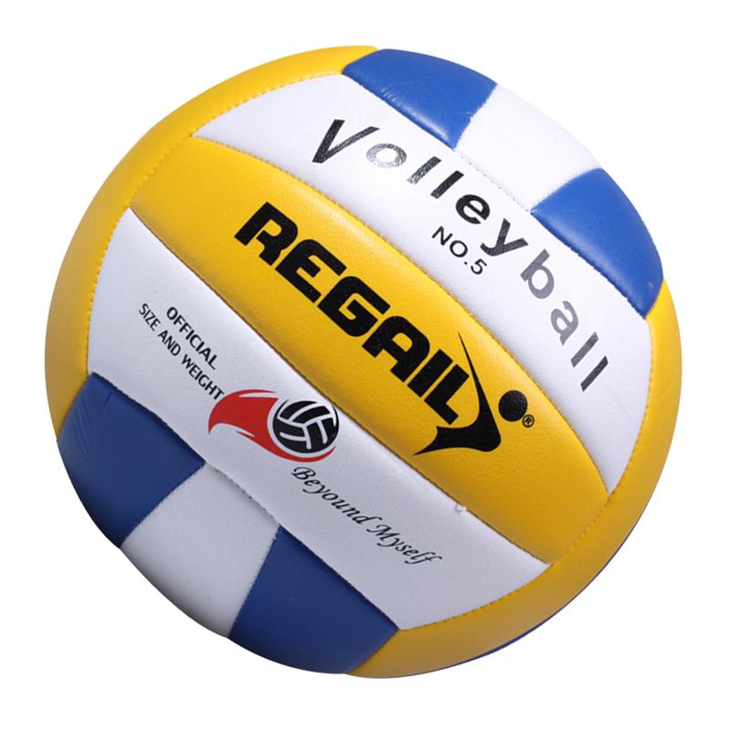 1PC Kleurrijke Duurzaam Elastische PU Luchtdicht Standaard Volleybal Sport Bal Zacht Volleybal voor Outdoor Games Training