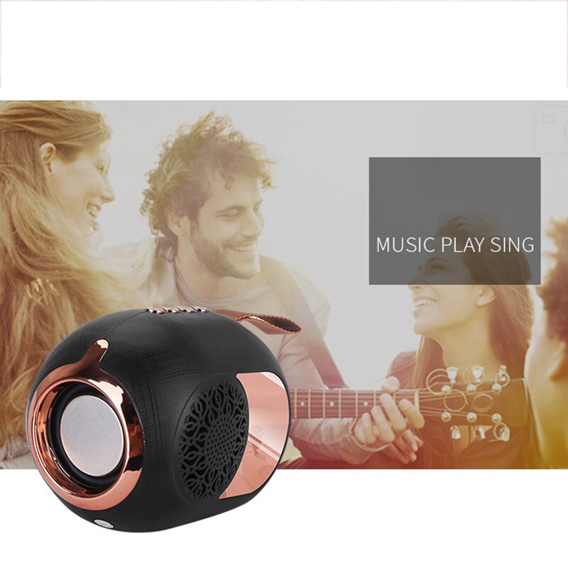 Gouden Ei Bluetooth Speaker Subwoofer Mini Speaker Board Draagbare Mini Ronde Vat