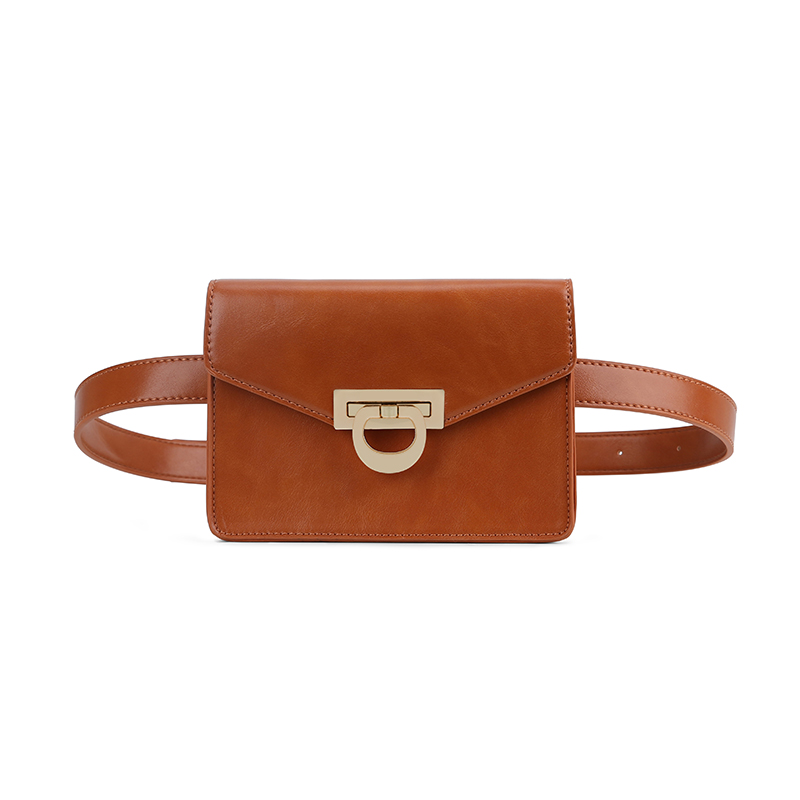 ECOSUSI Retro frau Brieftasche Luxus Fanny Pack für Frauen Taille Tasche Gürtel Tasche Kleine Tasche für Reise Zelle telefon Tasche: BROWN