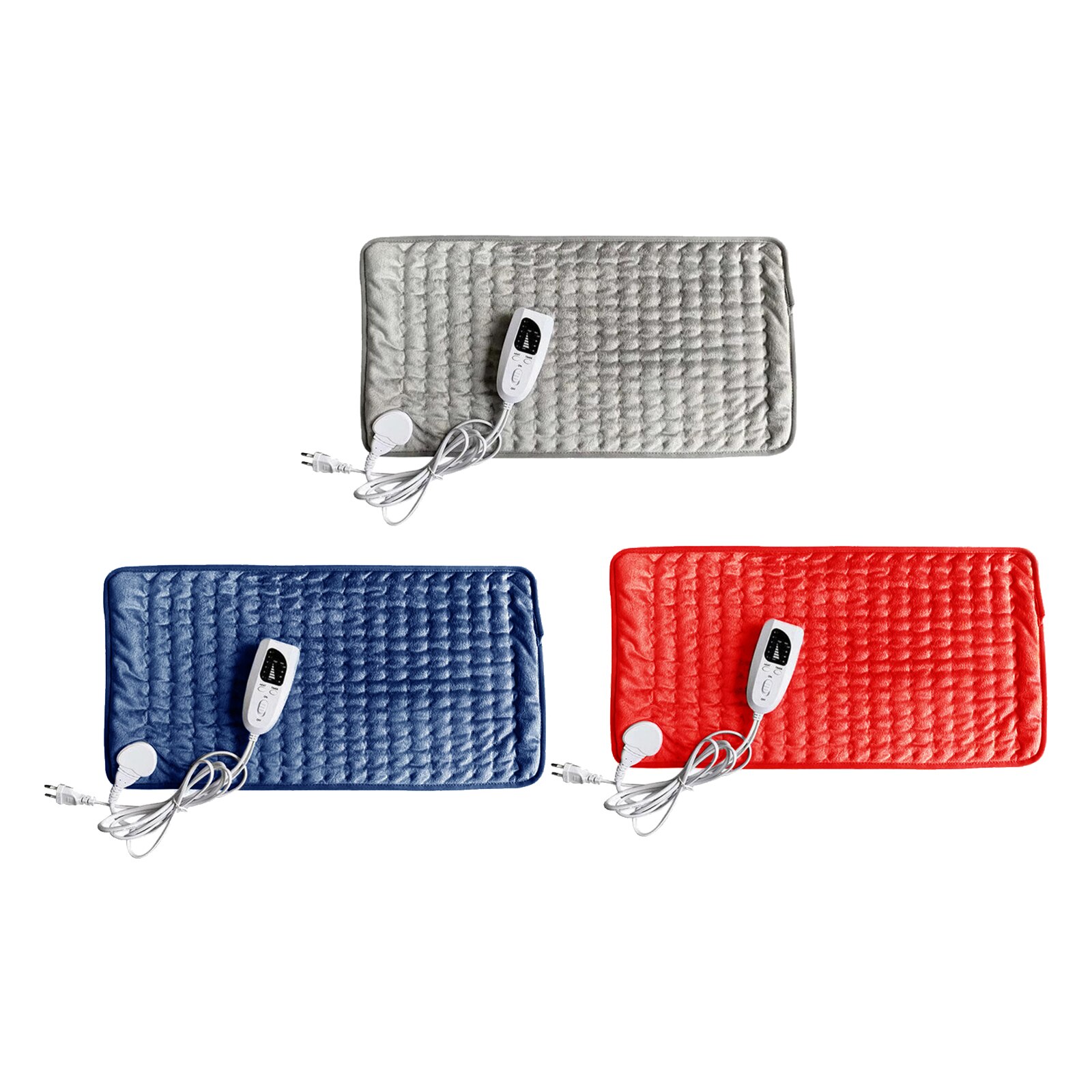 Almohadillas eléctricas de calor, calentador para hombros, cuello, columna vertebral, alivio del dolor, relajante, tensión muscular, Apagado automático, EE. UU.