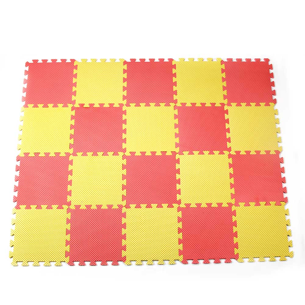 20 kpl/setti baby eva vaahtomuovi palapeli leikkimatto /lasten matot lelut matto lasten lukittava harjoituslattialaatat, kukin :29*29*0.8cm: Wj3023ah