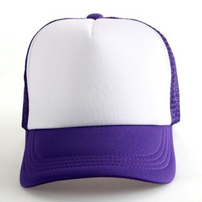 12 stks/partij Leeg Sublimatie Cap Hoed Voor Sublimatie INKT Print DIY Warmte Druk Printing Transfer: Purple