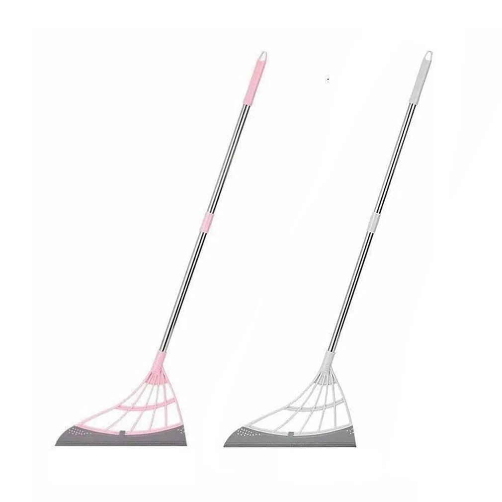 2-in-1 Sweeper Magic Broom Multifunctional Adjustable Wiping Sweeper Floor Squeegee Hair Remover Squeegee For Shower