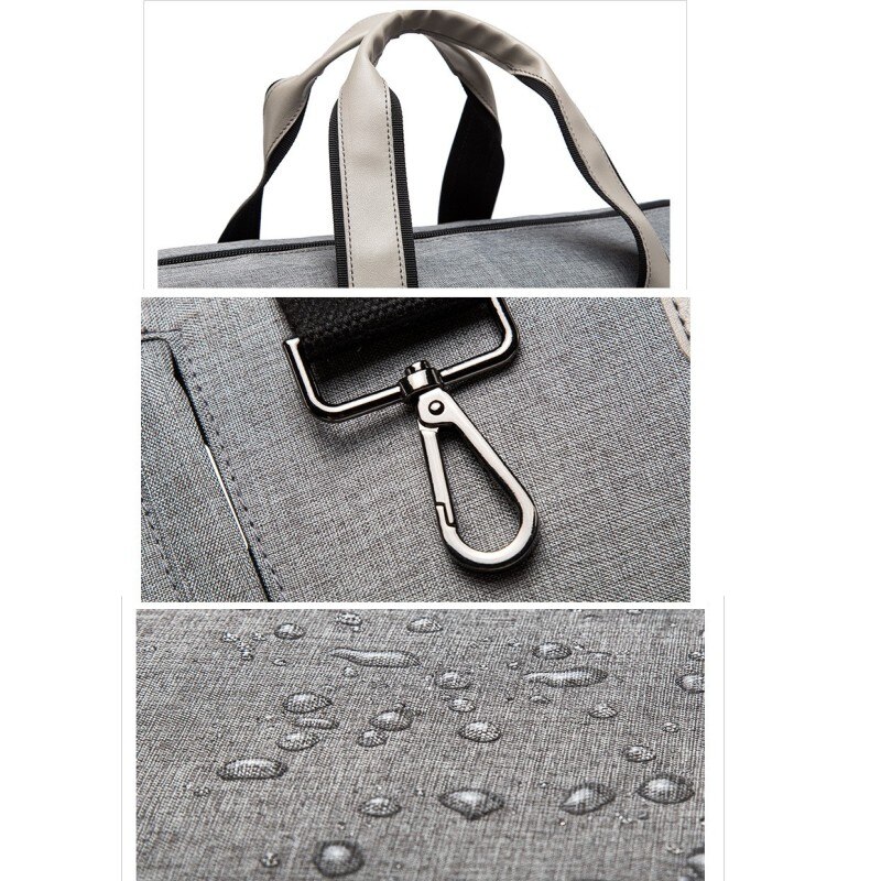 Saco de viagem para homens piquenique em roupas de grande capacidade multi-função saco dobrável oxford pano duffle negócio terno saco de ombro