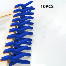 2 Inch Spring Clamps Woodworking Tools Plastic Nylon Grip Cramps Jaw Opening Pinch Cock Micro Spring Clamps Set DIY Tools Grip