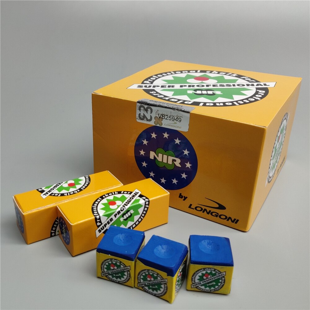 Billard Chalk Pool Chalk 3Pcs/box Nir Longoni Billiards Chalk Blue Green Pool Cue Stick Chalks Billiard Accessories