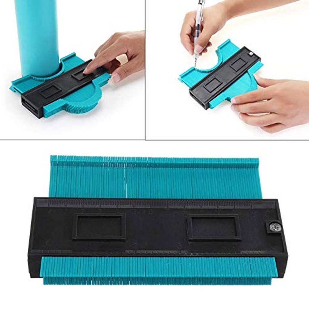 Contour Gauge Irregular Profile Measurement Ruler Contour Measuring Tools HYD88: Default Title