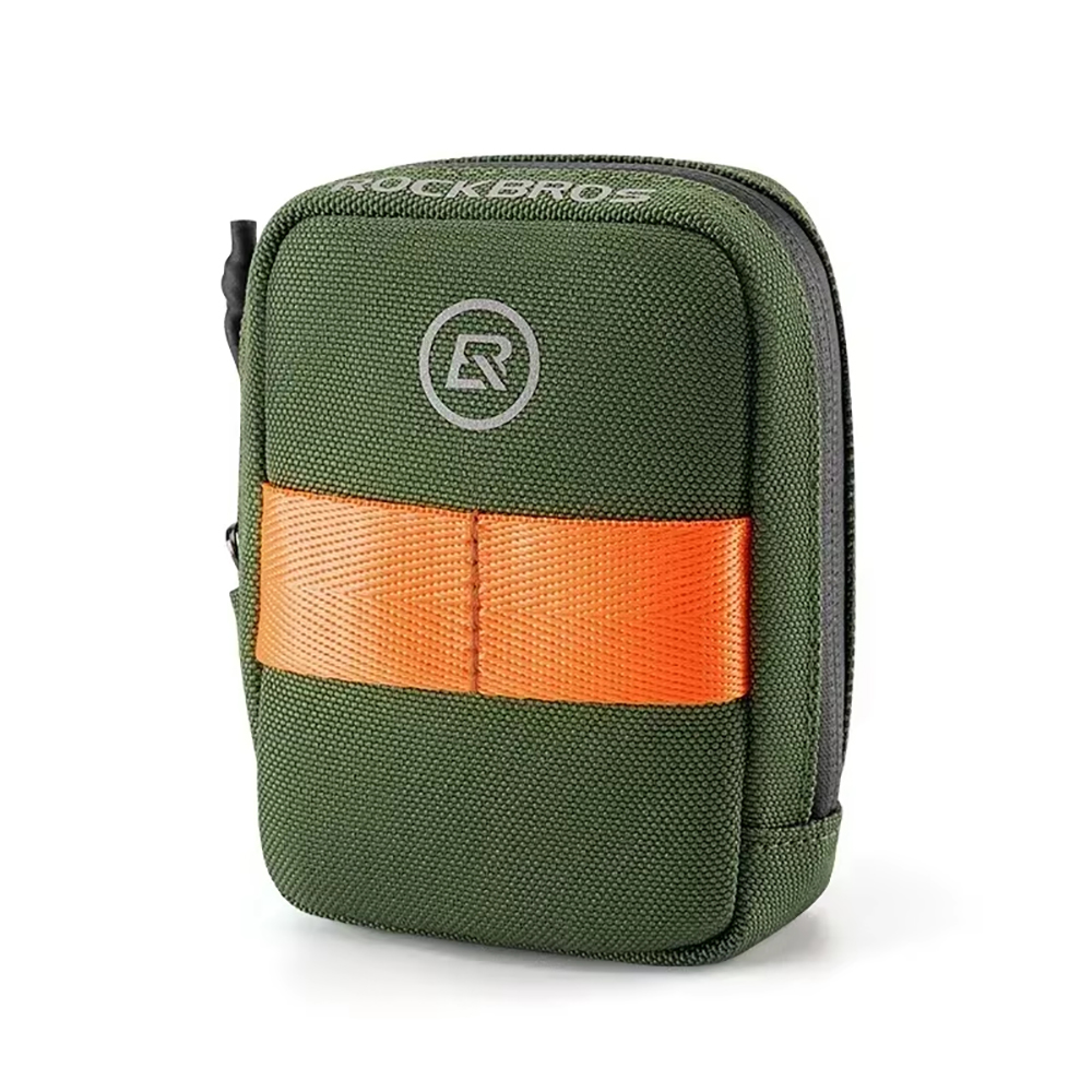Sac de selle de vélo, Mini sac arrière Portable 0,35 l, sac de réparation de kit d'outils de vélo de route de montagne vtt, accessoires de cyclisme réfléchissants: Rouge