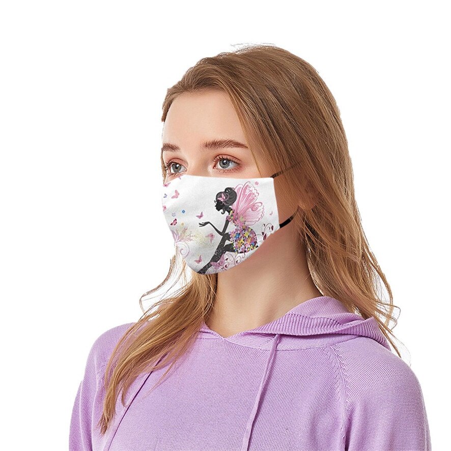 1PC Outdoor Adult Reusable Protect Funny Animal Printed Breathable Reusable Face Protection For Man and Woman: G