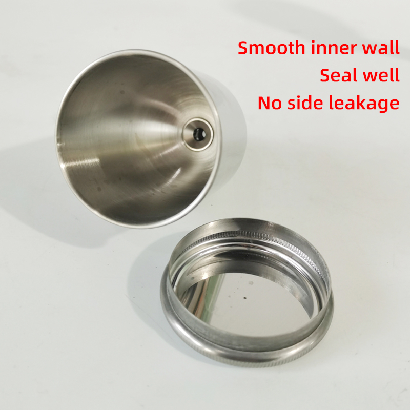 Suitable For Devilbiss Small Spray Gun Pot 125ml Stainless Steel Car Touch Up Paint Spray Gun Accessories