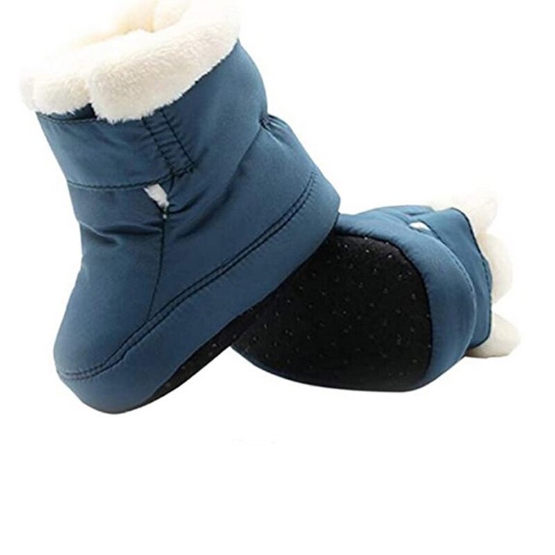 Baby Jungen Und Mädchen Erste Wanderer Weiche Schneeschuhe Winter Fuß Tragen Schuhe Kleinkind Skidproof Warme Verdicken Stiefel 1 Paar