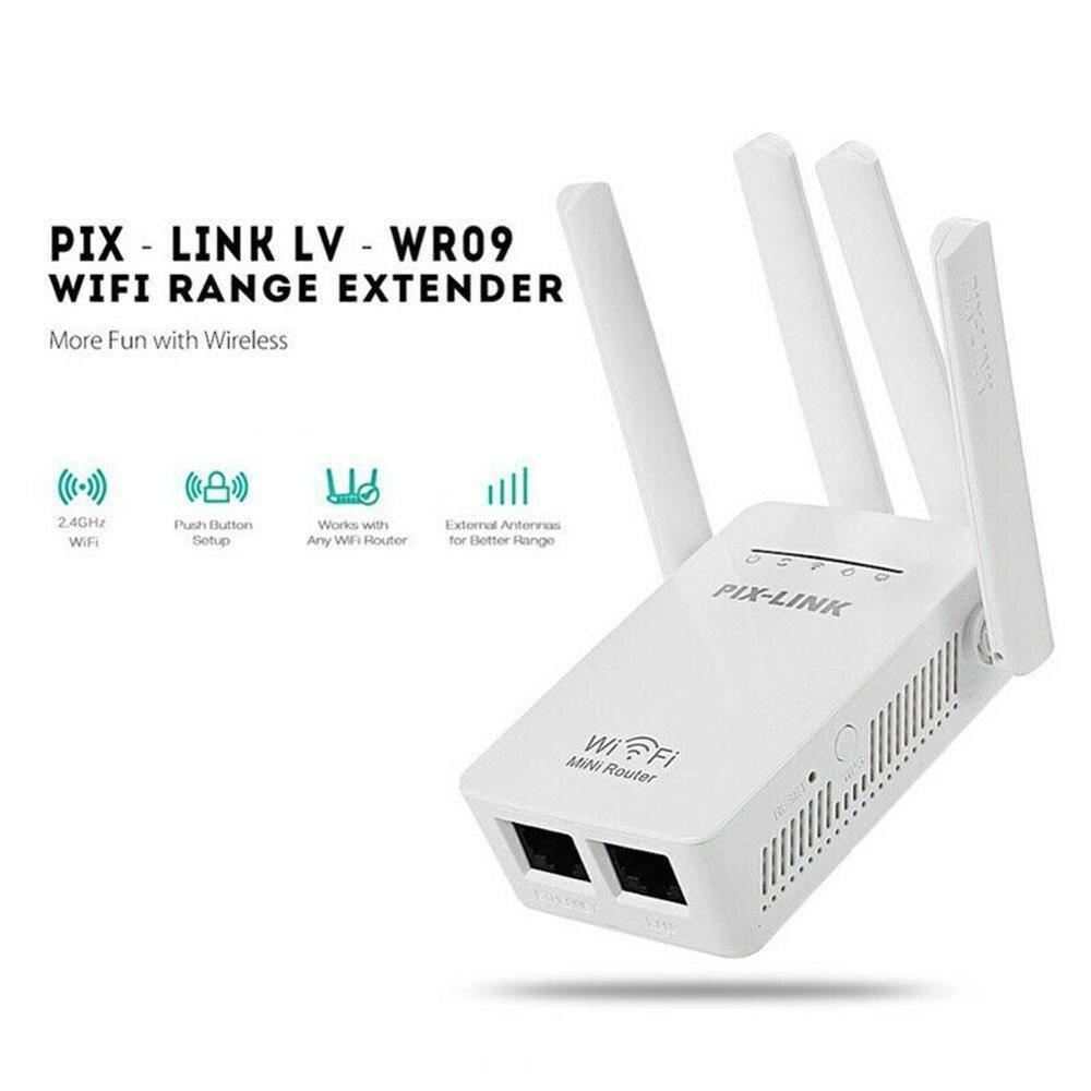 WR09 network repeater four antenna wifi signal amplifier extender 300M Repeater router S3Y2