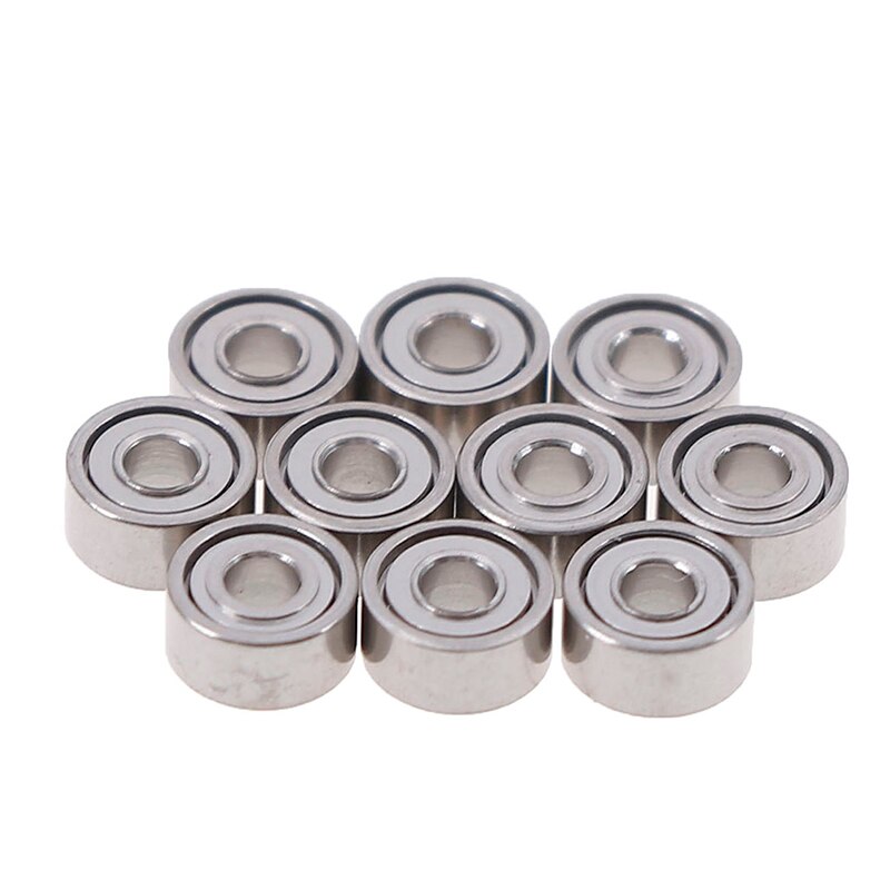 10 st 681 xzz 1.5 x 4 x 2mm öppna miniatyrlager kul mini handlager spinner axlar tillbehör