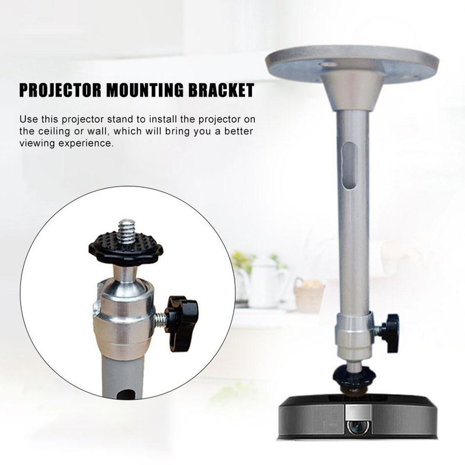 Universele Plafond Projector Mount Zware Hoogte Verstelbare Uitschuifbare Pole Mount Van Plafond
