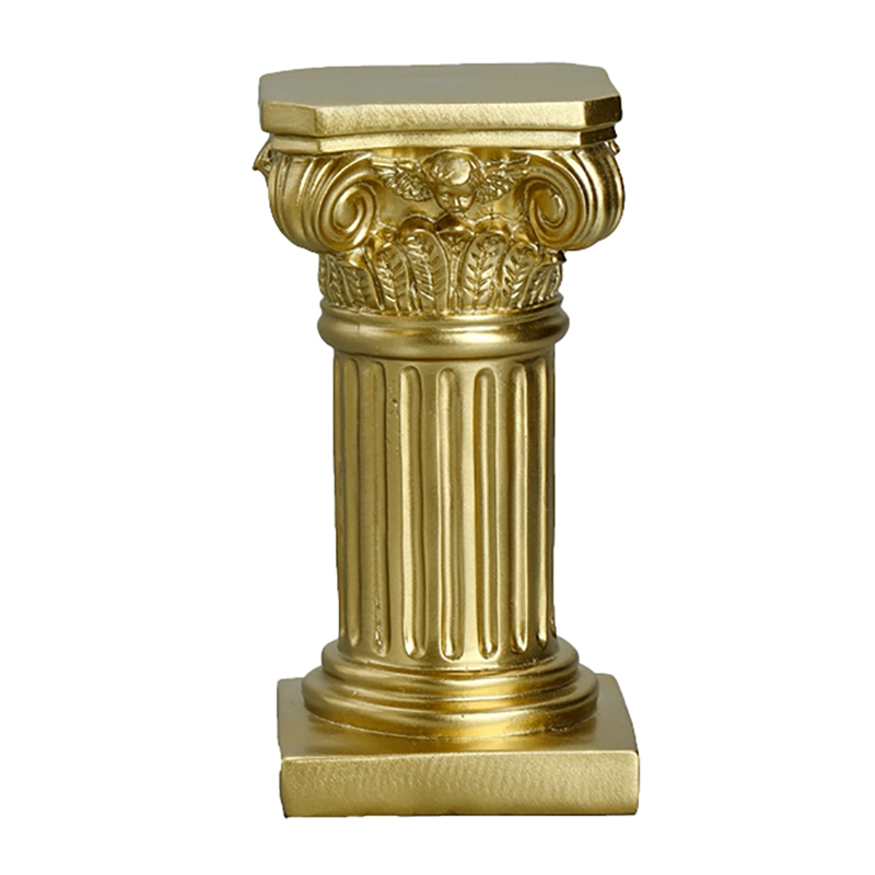 Roman Pillar Resin Sculpture Column Decor Roman Pillar Statues Home Living Room Crafts Furnishings